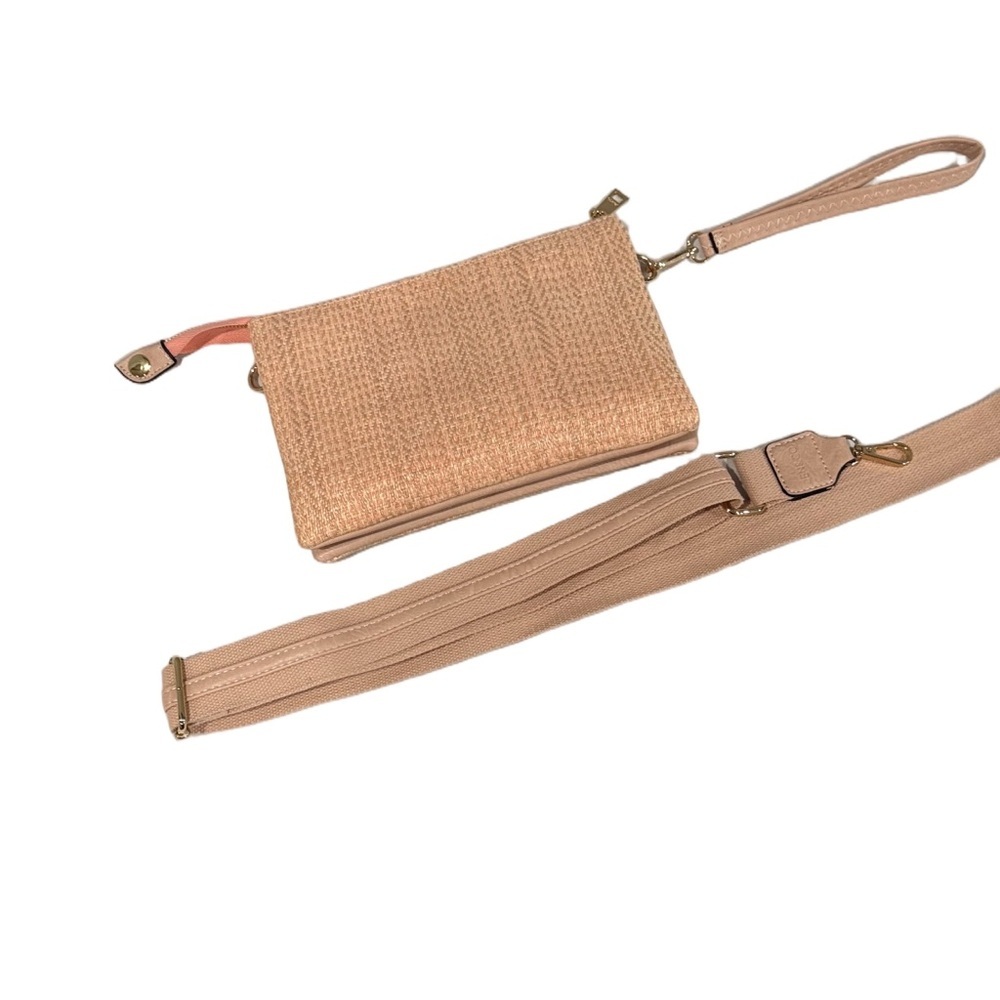 JEN & Co. Chic pink Wristlet Clutch